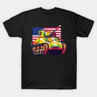 M4 Sherman 76mm Gun T-Shirt